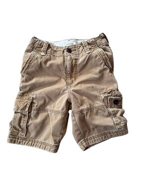 Abercrombie Kids Cargo Shorts Boys Size 10 Khaki Tan Utility Pockets